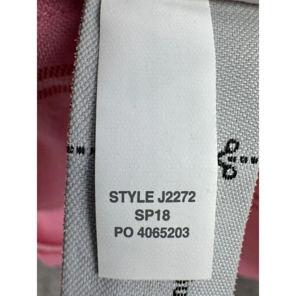 Madewell Blouse Womens Medium Pink Striped Wrap Tie Waist 3/4 Sleeve Cotton - Picture 6 of 11